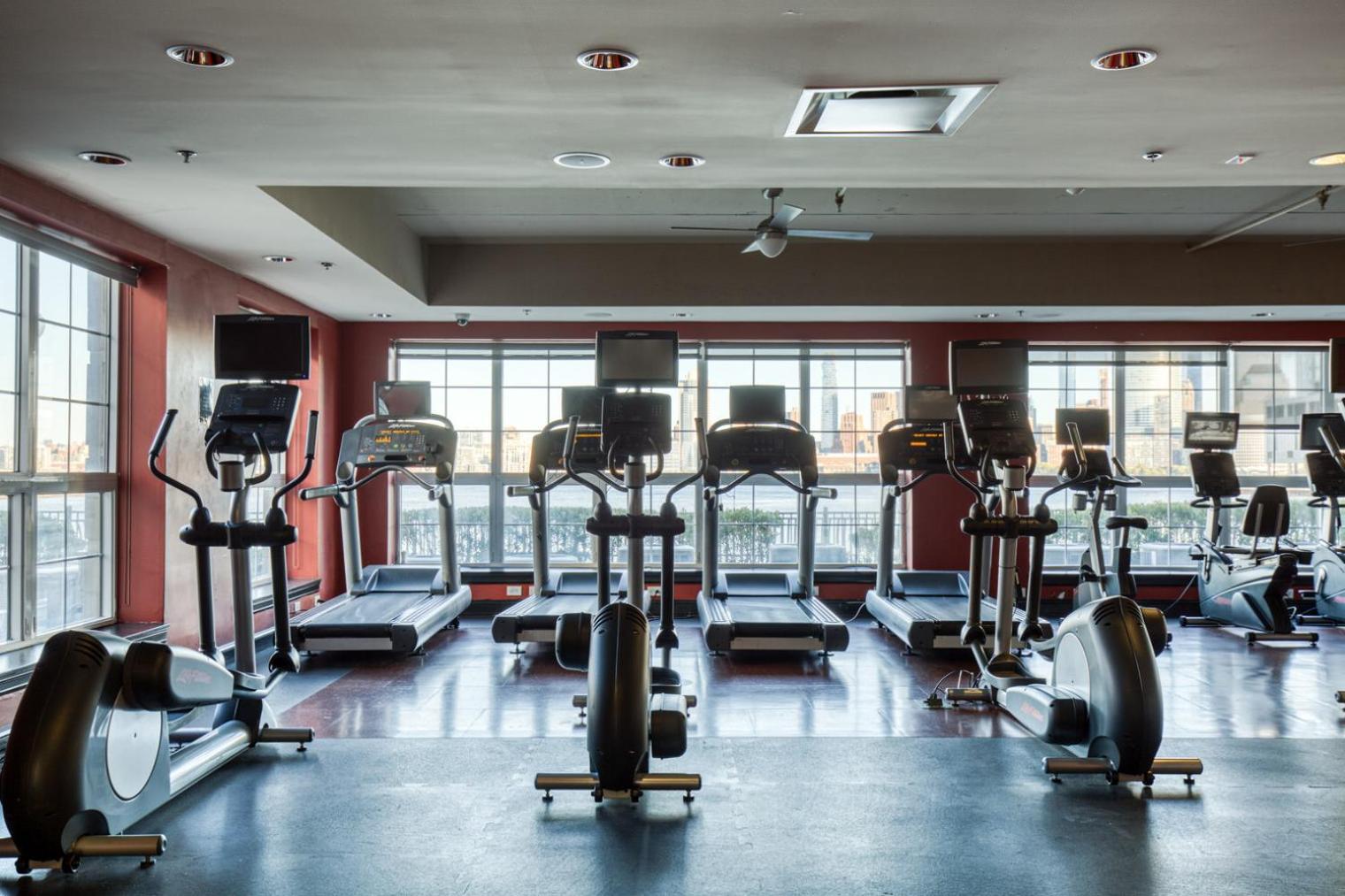 Jersey 2br W Wd Gym Elevator Nr Path Nyc-673 Apartment New York
